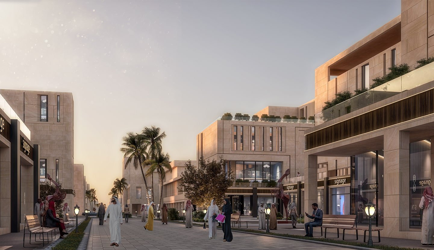 مجتمع المها - مخطط المها - الجادة